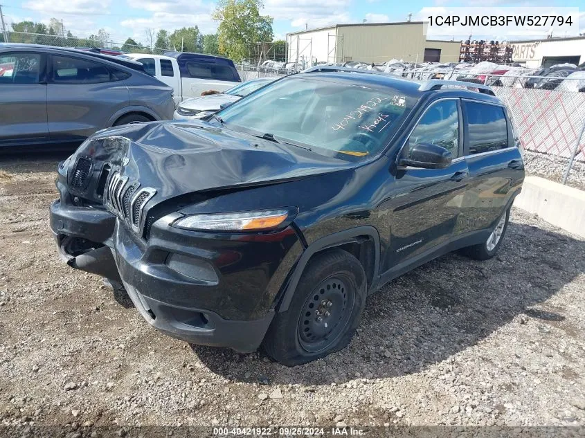 2015 Jeep Cherokee North VIN: 1C4PJMCB3FW527794 Lot: 40421922