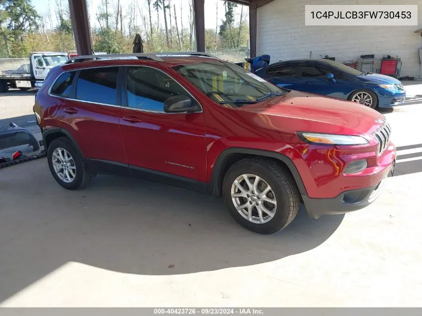 2015 Jeep Cherokee Latitude VIN: 1C4PJLCB3FW730453 Lot: 40423726