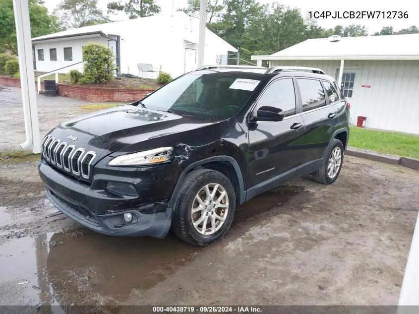 1C4PJLCB2FW712736 2015 Jeep Cherokee Latitude