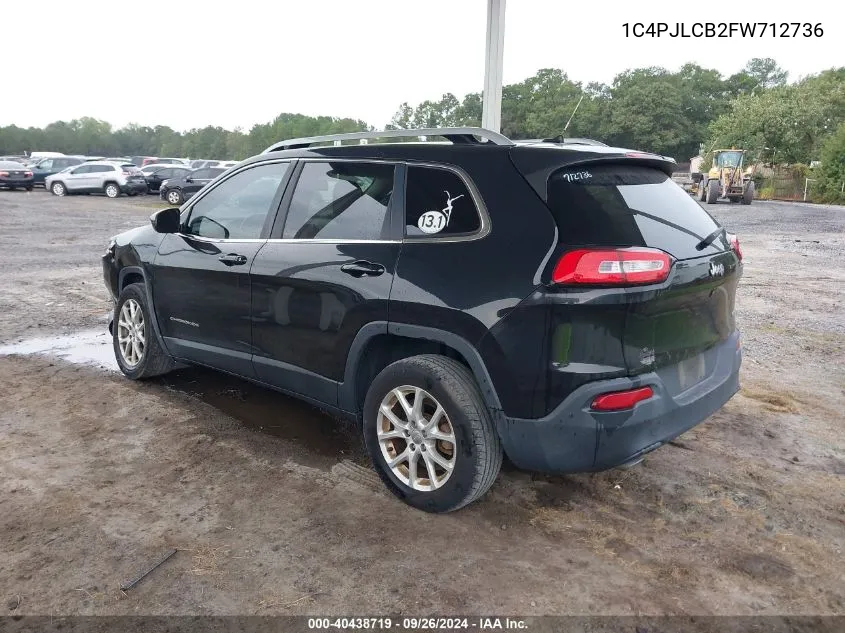 1C4PJLCB2FW712736 2015 Jeep Cherokee Latitude