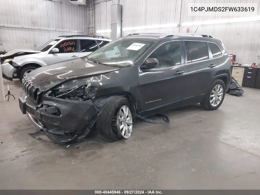 1C4PJMDS2FW633619 2015 Jeep Cherokee Limited