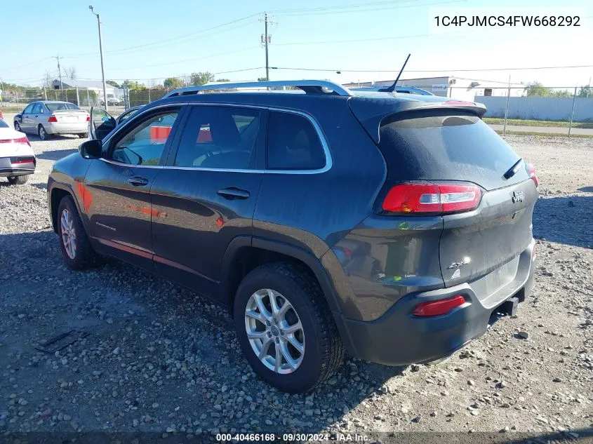 2015 Jeep Cherokee Latitude VIN: 1C4PJMCS4FW668292 Lot: 40466168