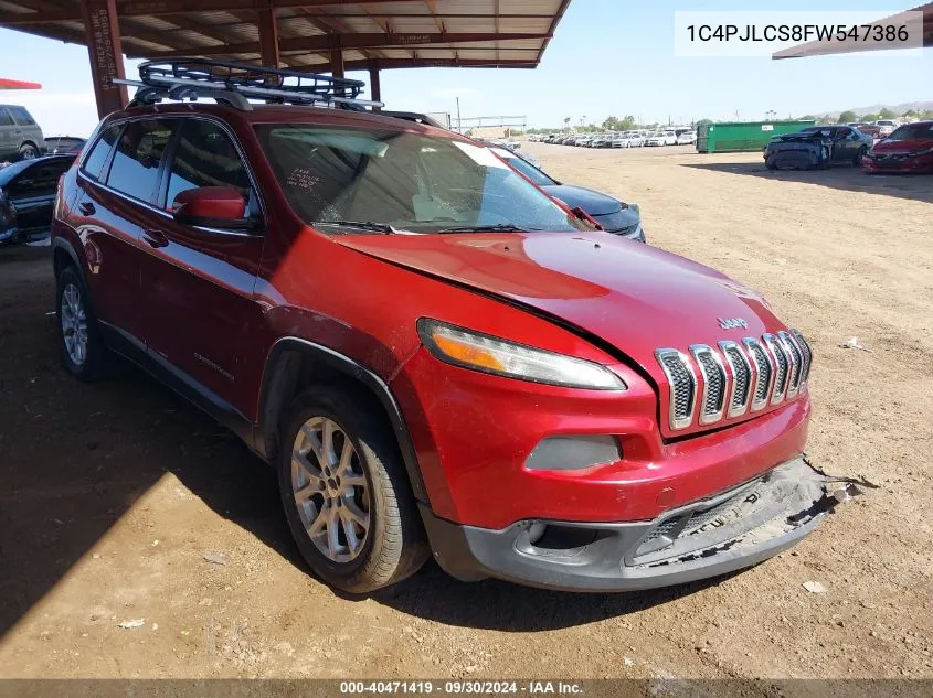 1C4PJLCS8FW547386 2015 Jeep Cherokee Latitude