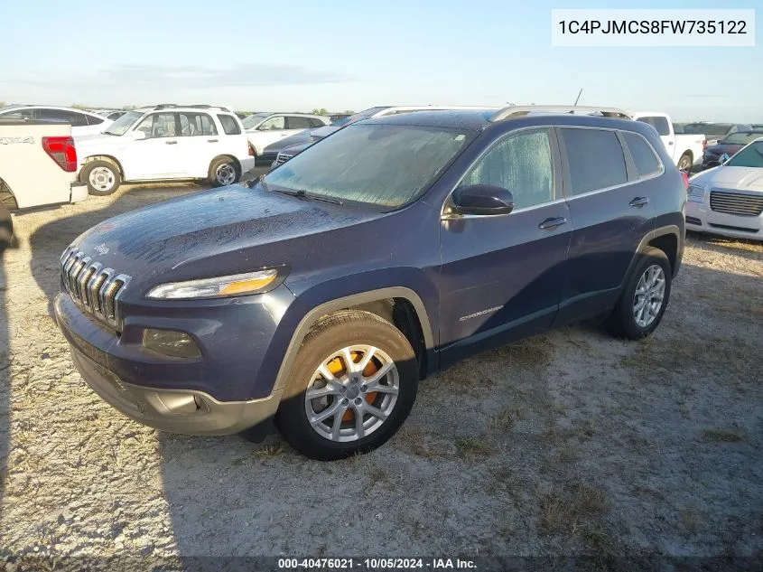 1C4PJMCS8FW735122 2015 Jeep Cherokee Latitude