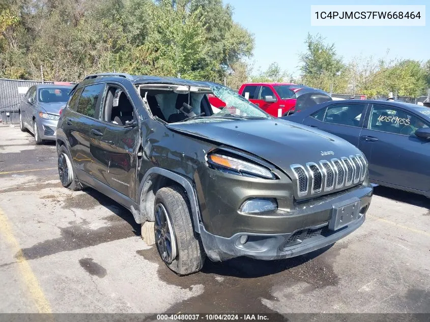 2015 Jeep Cherokee Latitude VIN: 1C4PJMCS7FW668464 Lot: 40480037