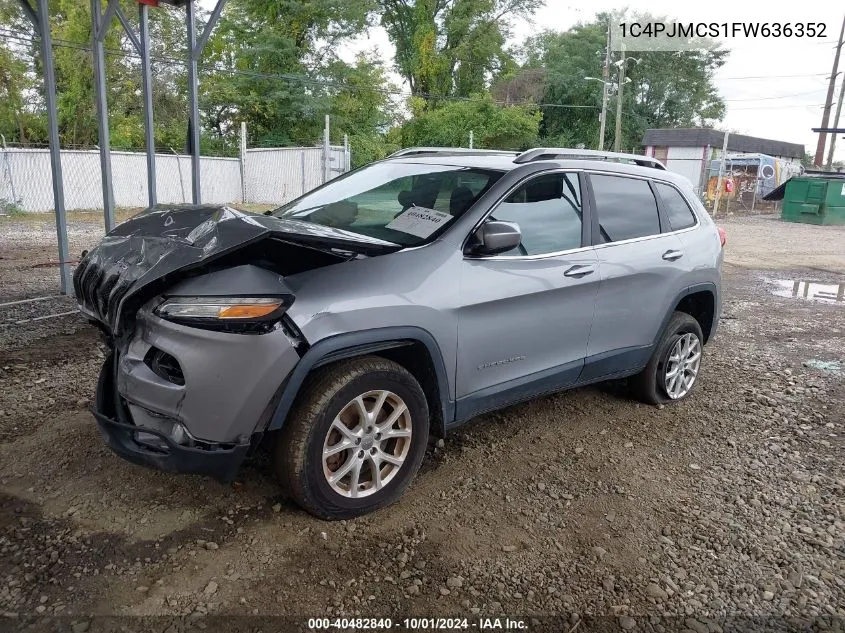 1C4PJMCS1FW636352 2015 Jeep Cherokee Latitude