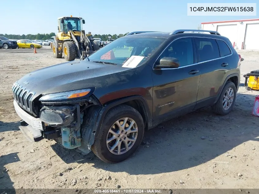 2015 Jeep Cherokee Latitude VIN: 1C4PJMCS2FW615638 Lot: 40518441