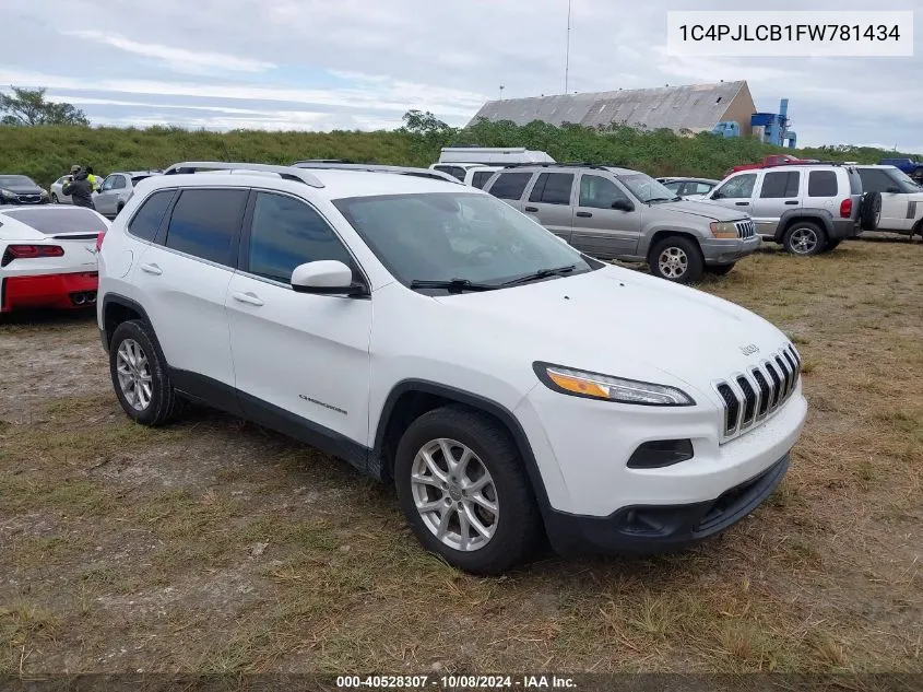 2015 Jeep Cherokee Latitude VIN: 1C4PJLCB1FW781434 Lot: 40528307