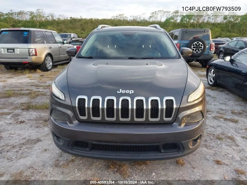 2015 Jeep Cherokee Latitude VIN: 1C4PJLCB0FW793509 Lot: 40593264