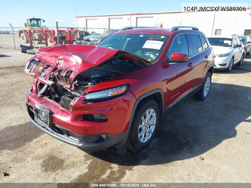 2015 Jeep Cherokee Latitude VIN: 1C4PJMCSXFW589306 Lot: 40610296