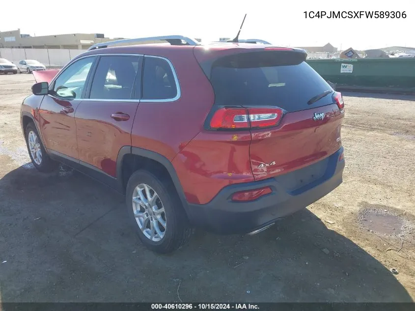 2015 Jeep Cherokee Latitude VIN: 1C4PJMCSXFW589306 Lot: 40610296