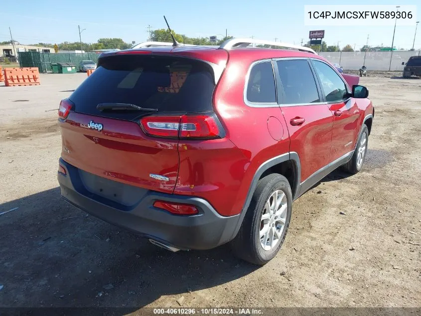 2015 Jeep Cherokee Latitude VIN: 1C4PJMCSXFW589306 Lot: 40610296