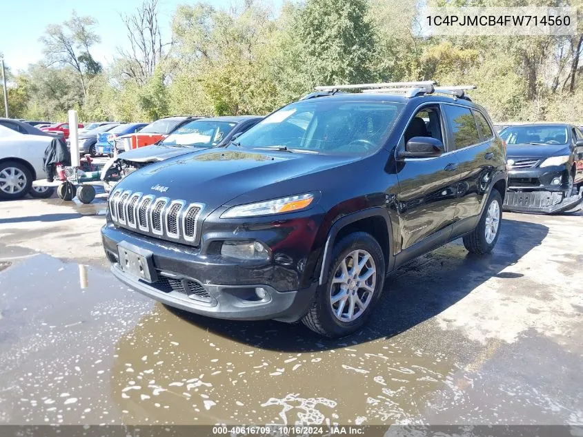 2015 Jeep Cherokee Latitude VIN: 1C4PJMCB4FW714560 Lot: 40616709