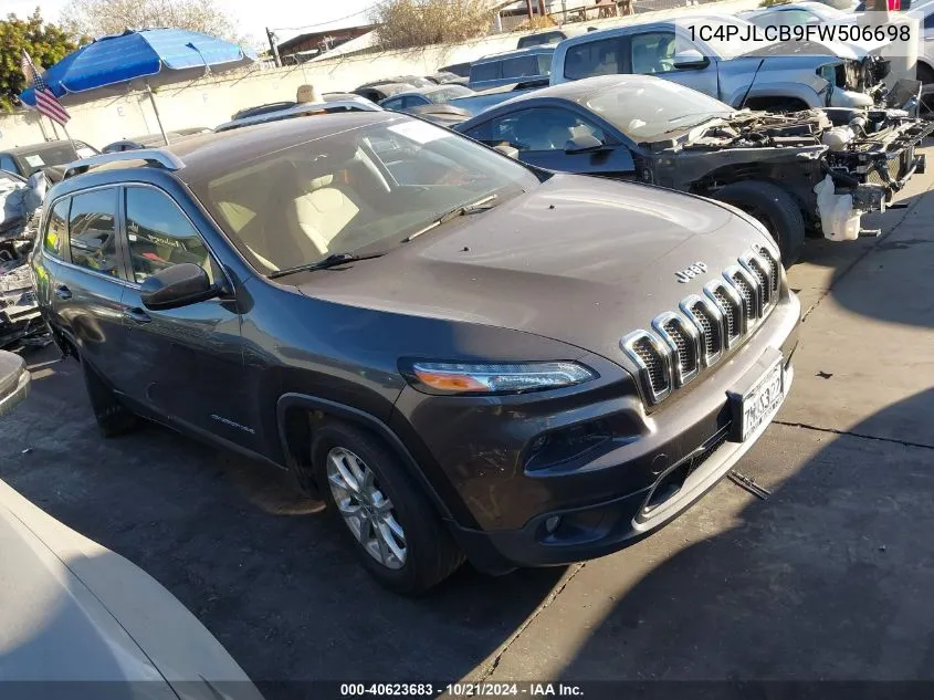 2015 Jeep Cherokee Latitude VIN: 1C4PJLCB9FW506698 Lot: 40623683