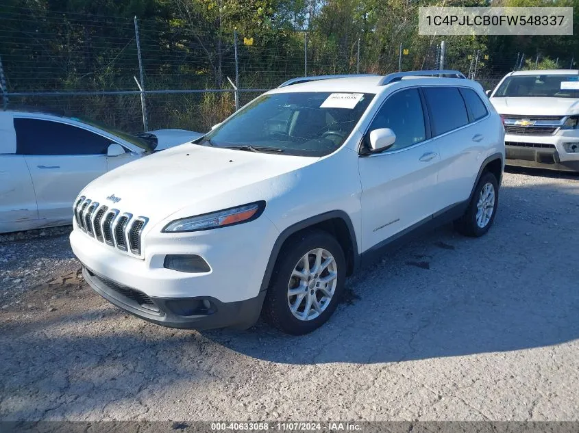 2015 Jeep Cherokee Latitude VIN: 1C4PJLCB0FW548337 Lot: 40633058