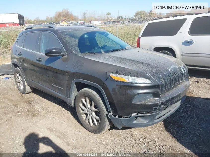 2015 Jeep Cherokee Latitude VIN: 1C4PJMCB7FW784960 Lot: 40654296