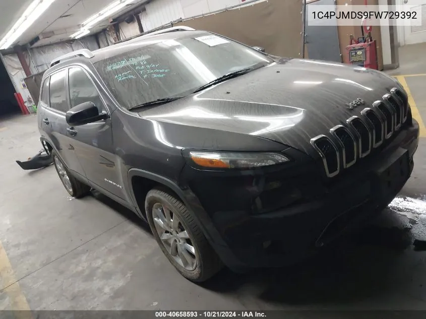 1C4PJMDS9FW729392 2015 Jeep Cherokee Limited