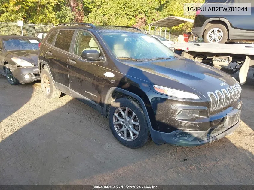 1C4PJLAB2FW701044 2015 Jeep Cherokee Sport