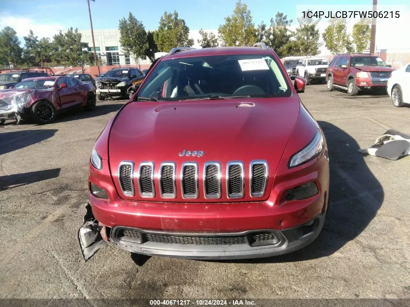 1C4PJLCB7FW506215 2015 Jeep Cherokee Latitude