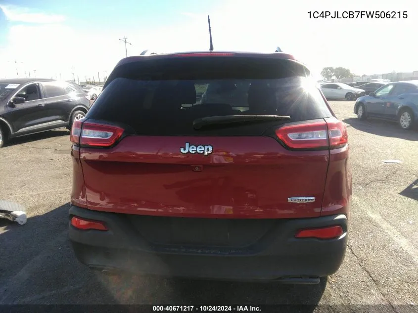 1C4PJLCB7FW506215 2015 Jeep Cherokee Latitude