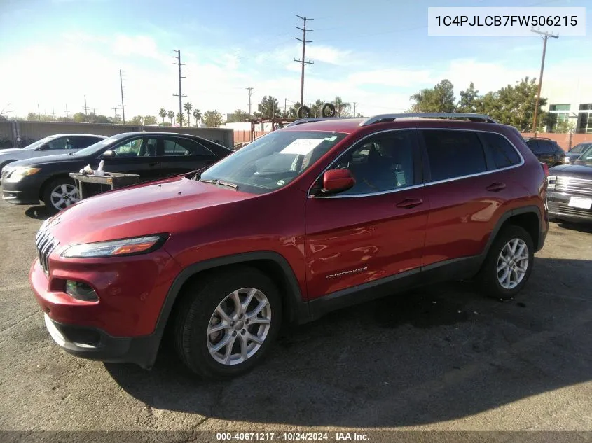 1C4PJLCB7FW506215 2015 Jeep Cherokee Latitude