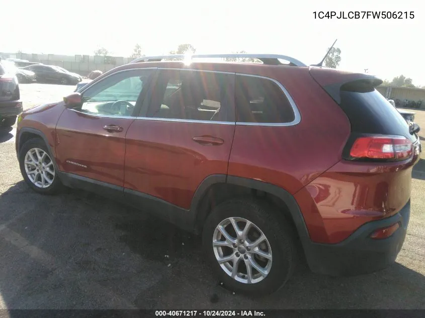 1C4PJLCB7FW506215 2015 Jeep Cherokee Latitude