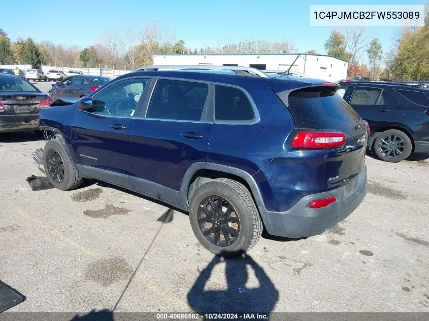 1C4PJMCB2FW553089 2015 Jeep Cherokee Latitude