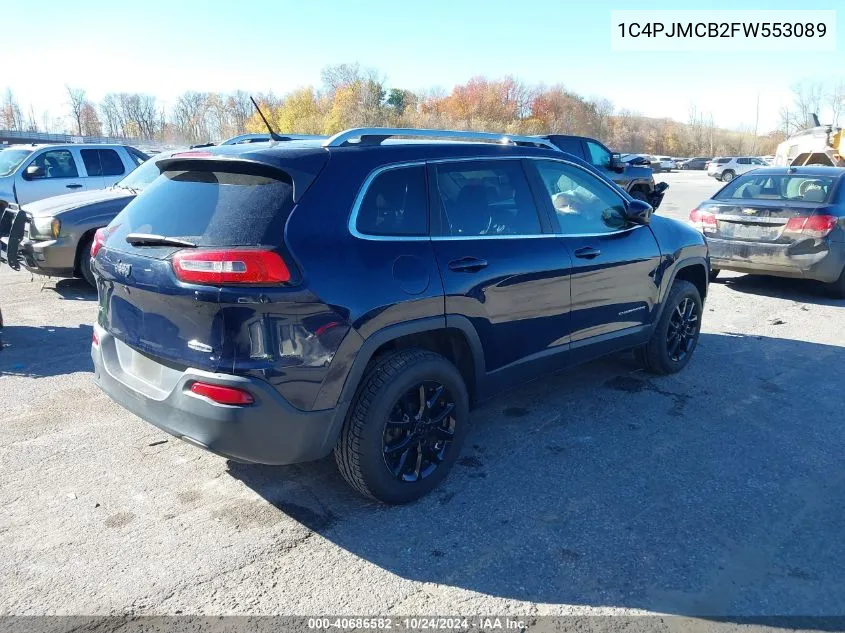 2015 Jeep Cherokee Latitude VIN: 1C4PJMCB2FW553089 Lot: 40686582