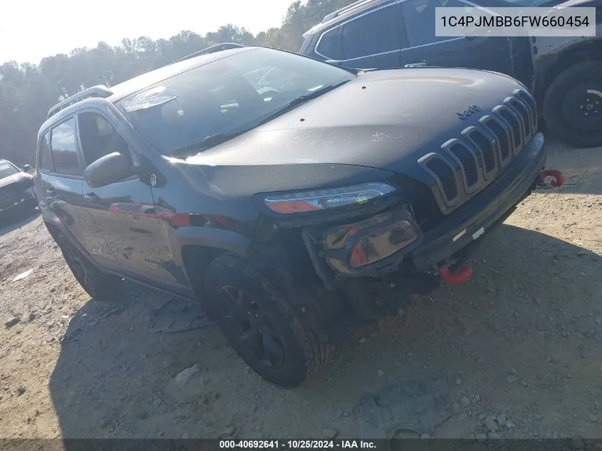 2015 Jeep Cherokee Trailhawk VIN: 1C4PJMBB6FW660454 Lot: 40692641