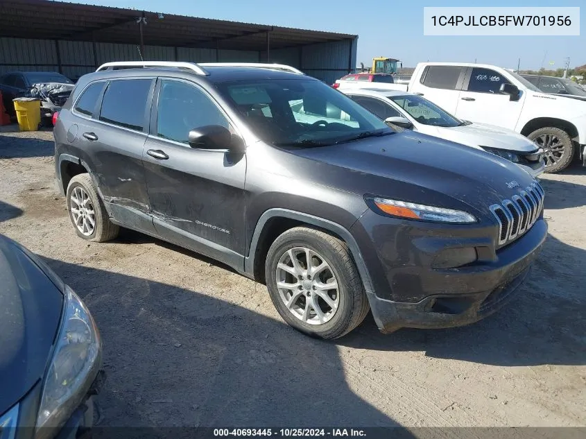 2015 Jeep Cherokee Latitude VIN: 1C4PJLCB5FW701956 Lot: 40693445