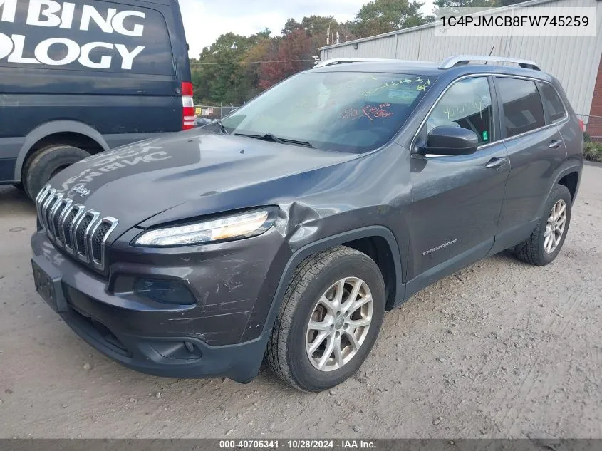 2015 Jeep Cherokee Latitude VIN: 1C4PJMCB8FW745259 Lot: 40705341