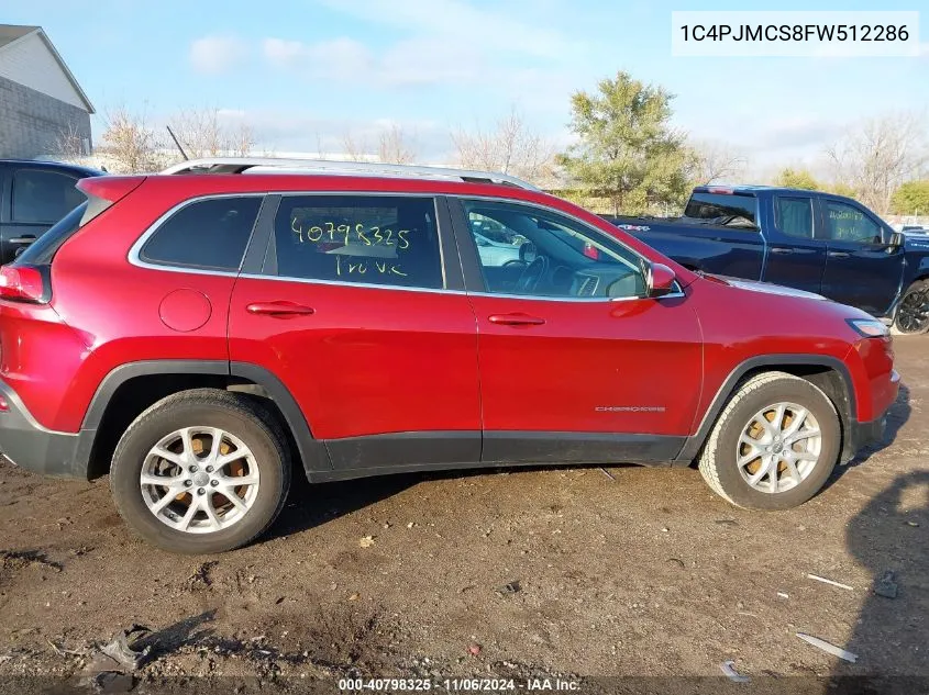 2015 Jeep Cherokee Latitude VIN: 1C4PJMCS8FW512286 Lot: 40798325