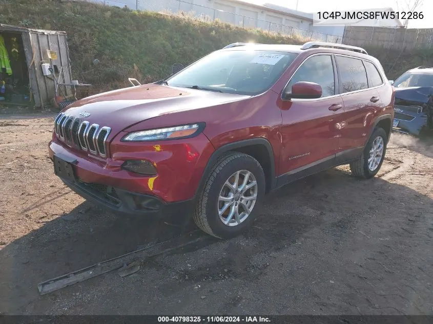 2015 Jeep Cherokee Latitude VIN: 1C4PJMCS8FW512286 Lot: 40798325