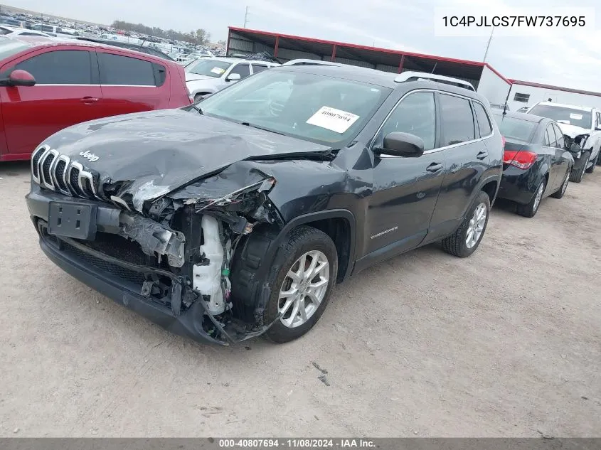 1C4PJLCS7FW737695 2015 Jeep Cherokee Latitude