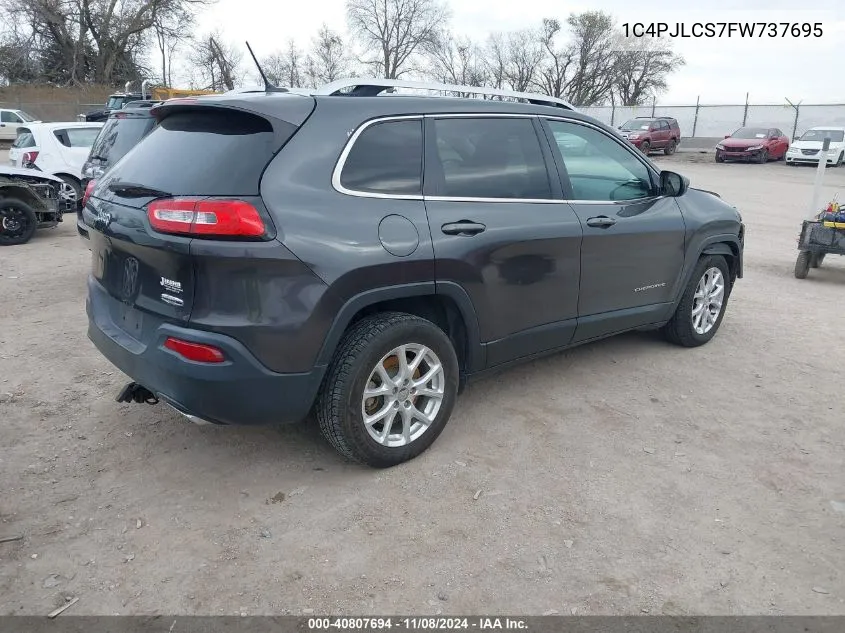 1C4PJLCS7FW737695 2015 Jeep Cherokee Latitude