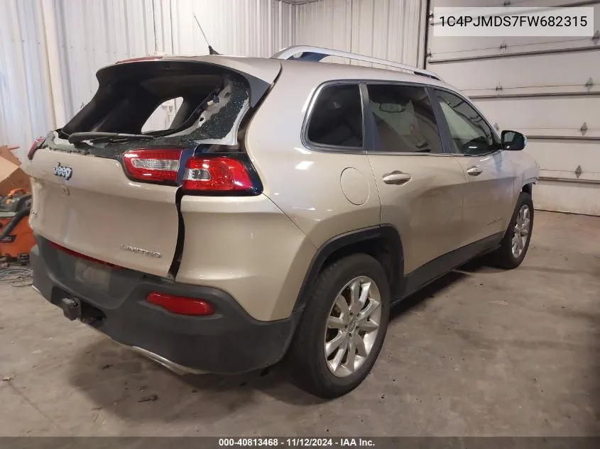 1C4PJMDS7FW682315 2015 Jeep Cherokee Limited