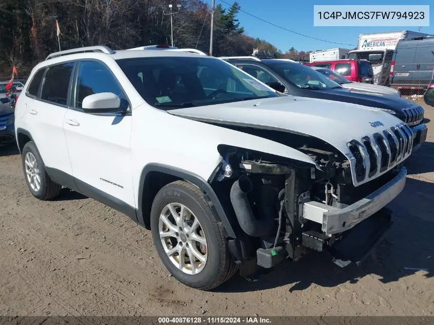 2015 Jeep Cherokee Latitude VIN: 1C4PJMCS7FW794923 Lot: 40876128