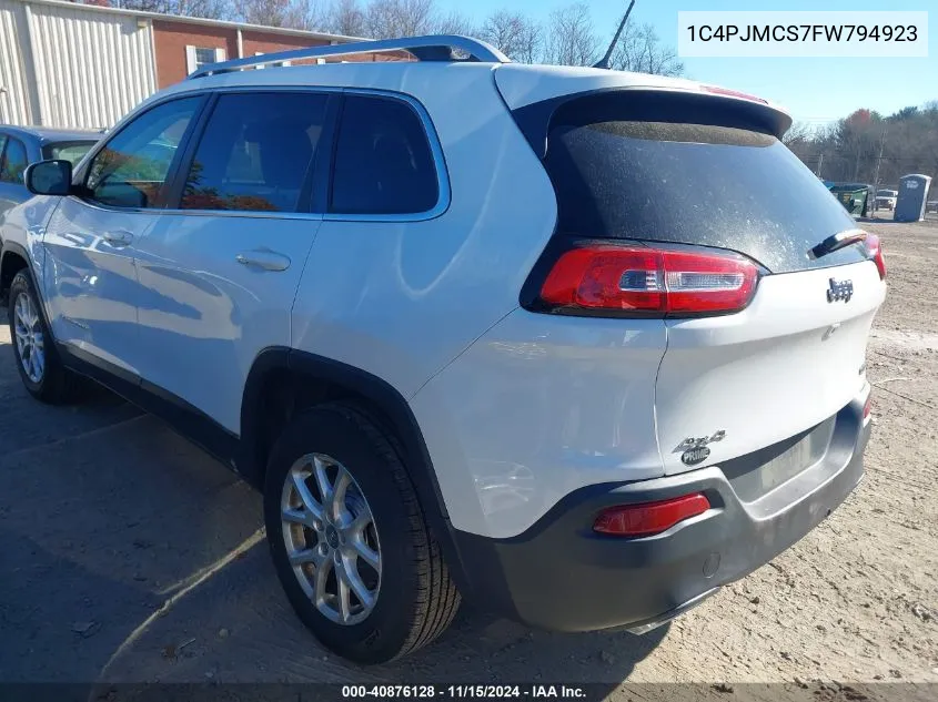 2015 Jeep Cherokee Latitude VIN: 1C4PJMCS7FW794923 Lot: 40876128