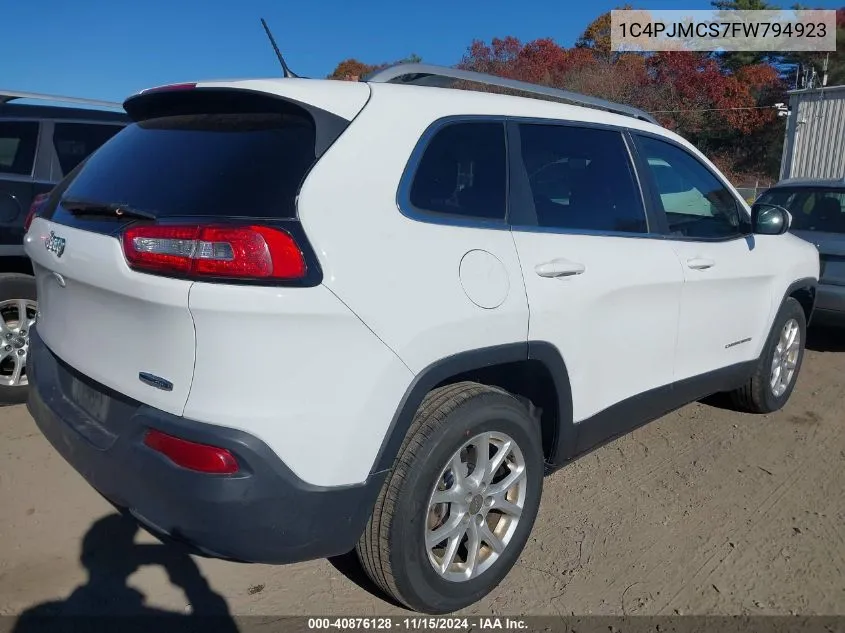 2015 Jeep Cherokee Latitude VIN: 1C4PJMCS7FW794923 Lot: 40876128