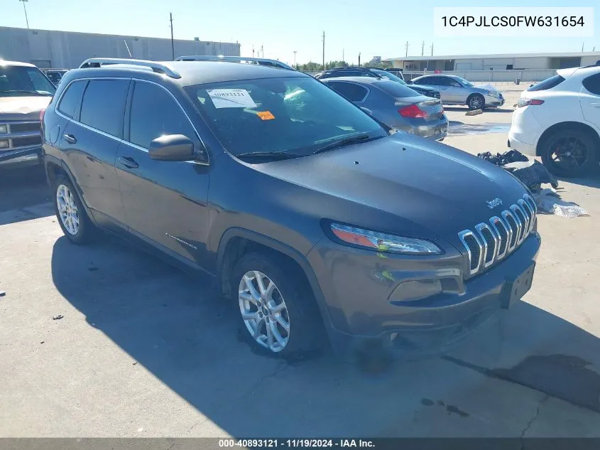 2015 Jeep Cherokee Latitude VIN: 1C4PJLCS0FW631654 Lot: 40893121