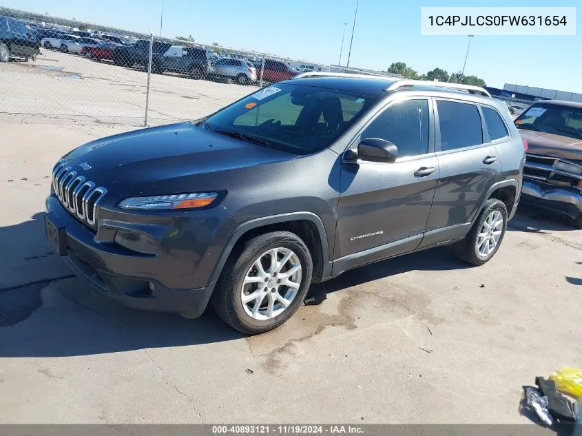 2015 Jeep Cherokee Latitude VIN: 1C4PJLCS0FW631654 Lot: 40893121