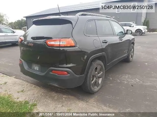 1C4PJMCB3GW250128 2016 Jeep Cherokee North