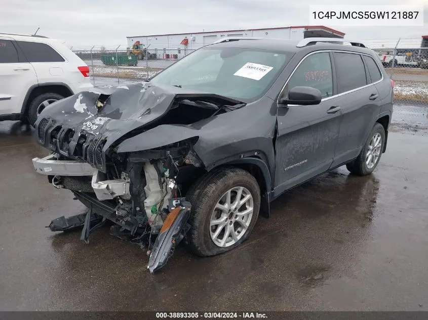 2016 Jeep Cherokee Latitude VIN: 1C4PJMCS5GW121887 Lot: 38893305