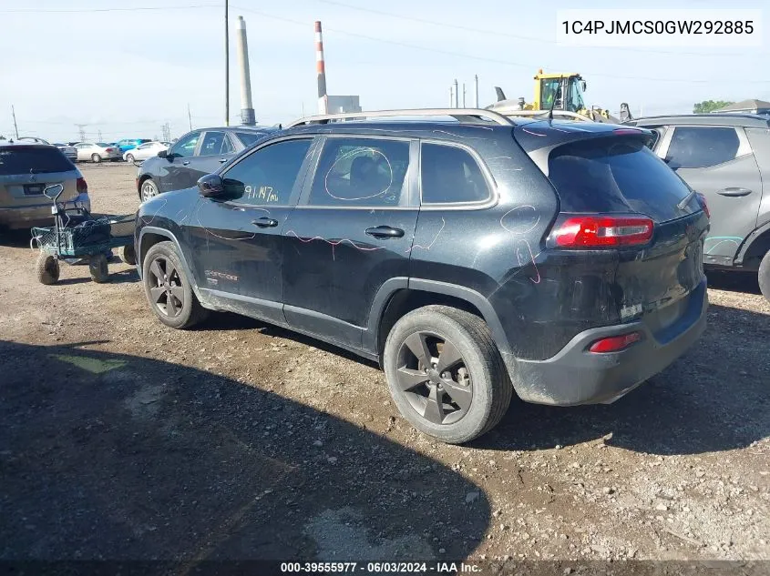 1C4PJMCS0GW292885 2016 Jeep Cherokee 75Th Anniversary