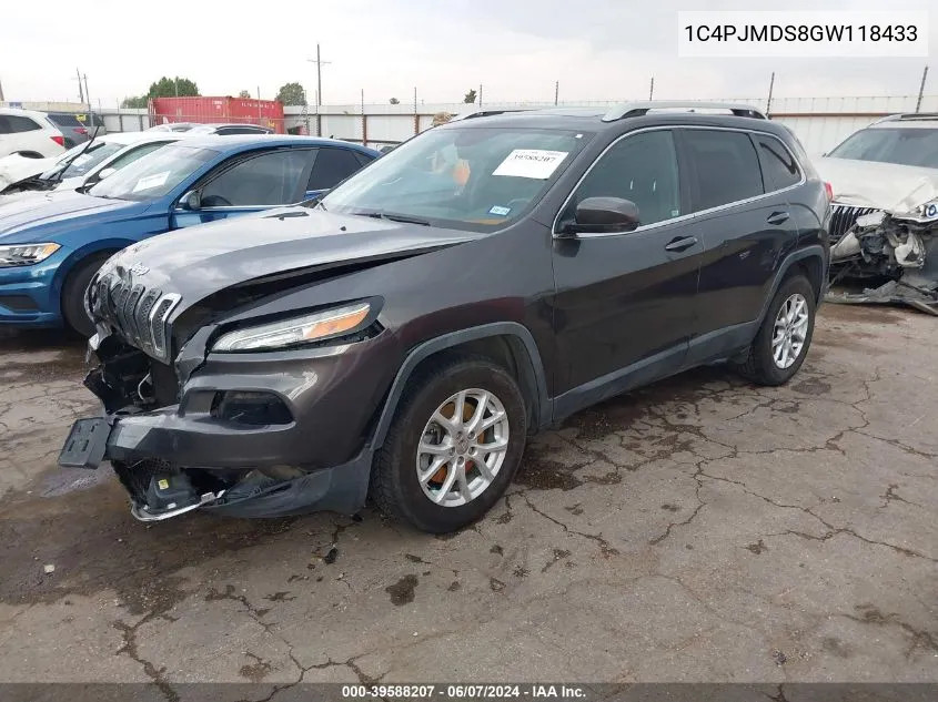 1C4PJMDS8GW118433 2016 Jeep Cherokee Limited