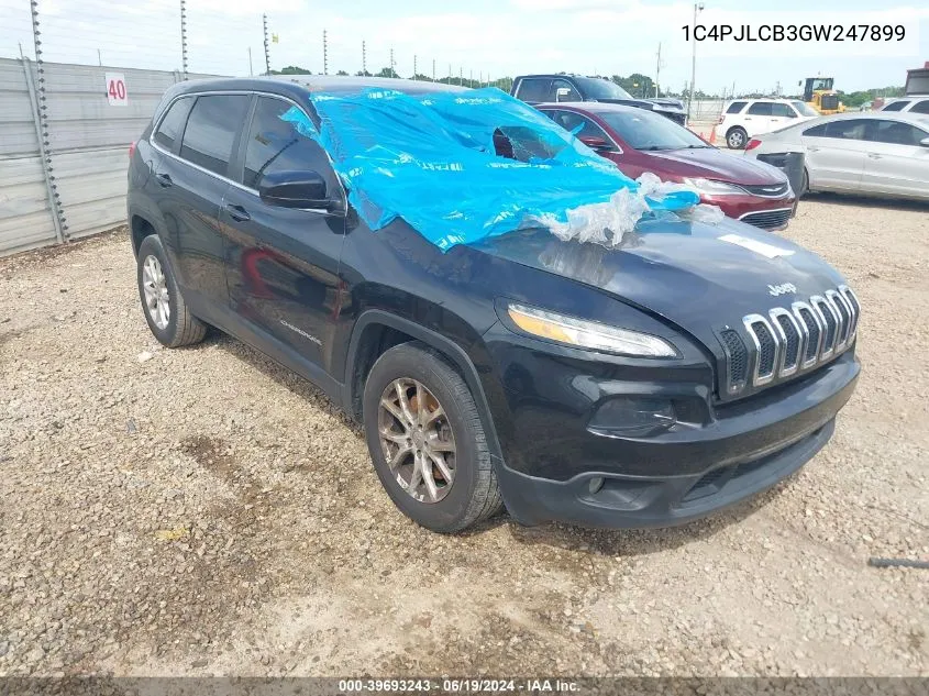 1C4PJLCB3GW247899 2016 Jeep Cherokee Latitude