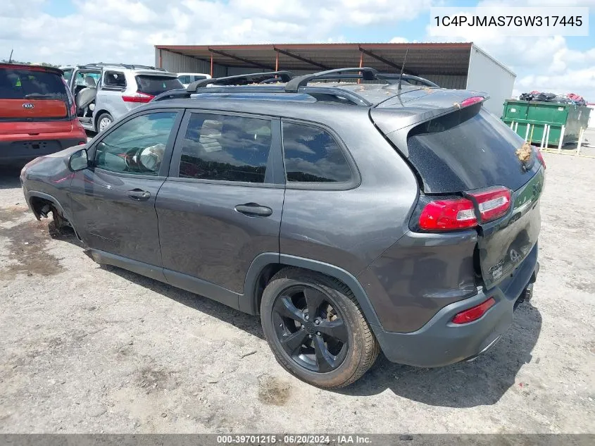 1C4PJMAS7GW317445 2016 Jeep Cherokee Altitude