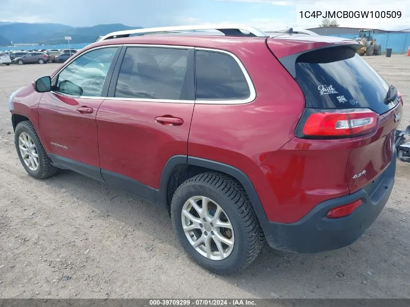 1C4PJMCB0GW100509 2016 Jeep Cherokee Latitude