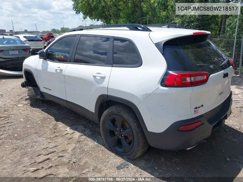 2016 Jeep Cherokee Altitude VIN: 1C4PJMCS8GW218517 Lot: 39757789