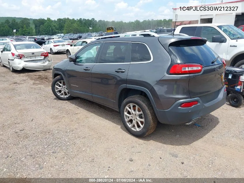 2016 Jeep Cherokee Latitude VIN: 1C4PJLCS3GW212327 Lot: 39820124